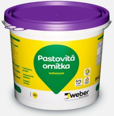 Omítka weber pas aquaBalance rýhovaný 3 mm – 25 kg