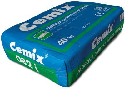 Omítka jádrová Cemix 082j ruční jemná– 40 kg - zrnitost 0-1,2 mm