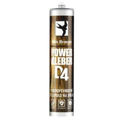 Lepidlo Den Braven Power kleber (PU lepidlo D4) – 300 ml