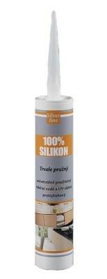 Silikon 100% Den Braven Profi SL bílý – 280 ml