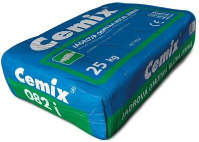 Omítka jádrová Cemix 082 jemná 1,2 mm – 25 kg - zrnitost 0-2 mm